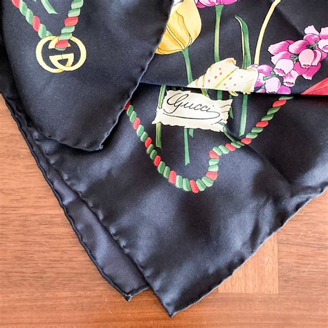 gucci handbag with scarf|gucci black and white scarf.